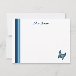 Carte De Correspondance Torah Classic Merci note