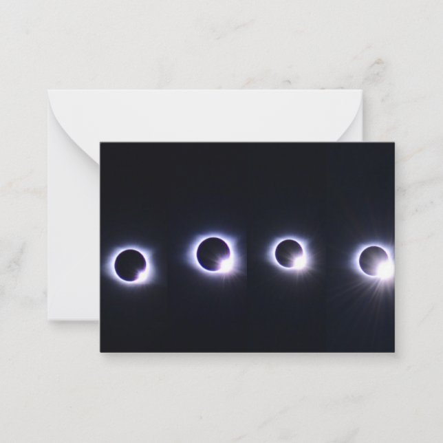 Carte De Correspondance Total Eclipse (Devant)