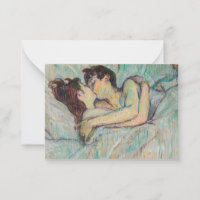 Toulouse-Lautrec - En Lit, Baiser