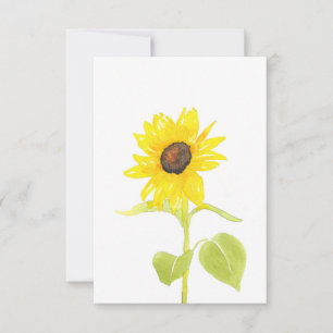 Carte De Correspondance 'Tournesol dansant'