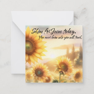 Carte De Correspondance Tournesol, foi