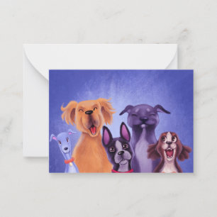 Carte De Correspondance Tous Les Chiens