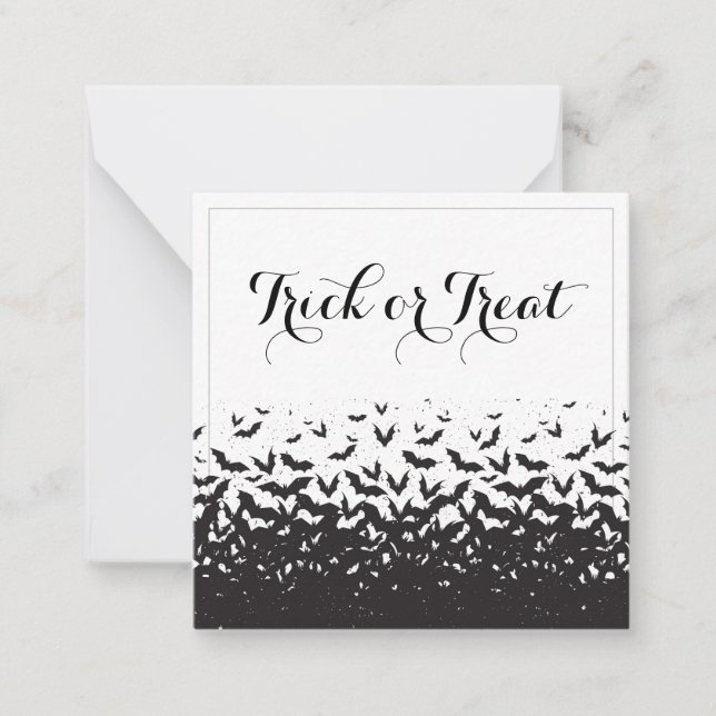 Carte De Correspondance Tracer ou traiter Halloween Pop par (Devant)