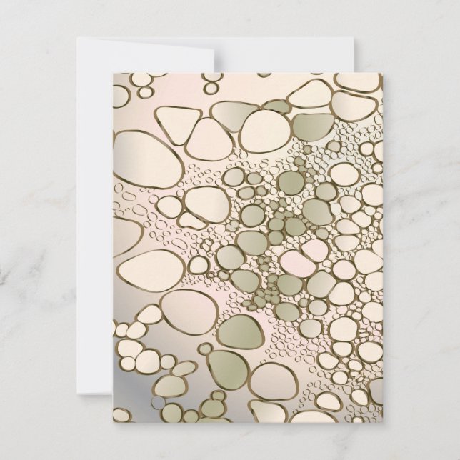 Carte De Correspondance Travail numérique Abstrait 5 (Devant)