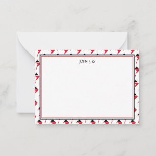 Carte De Correspondance TRINIDAD TOBAGO Écriture chrétienne Personnalisé