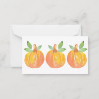 Trois citrouilles aquarelles 2