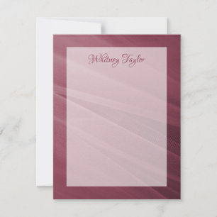 Carte De Correspondance Tulle de Bourgogne Texture