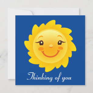 Carte De Correspondance Un joli soleil qui pense à vous