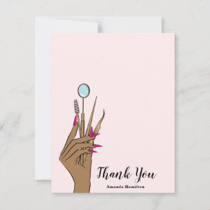 Carte De Correspondance Un maquillage moderne, les yeux sourcils froncés