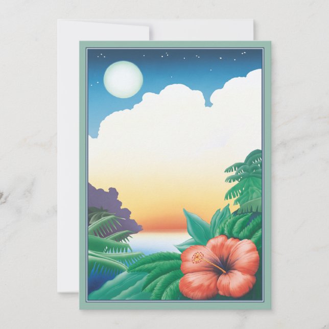 Carte De Correspondance Une Nuit Dans Les Tropiques © (Devant)