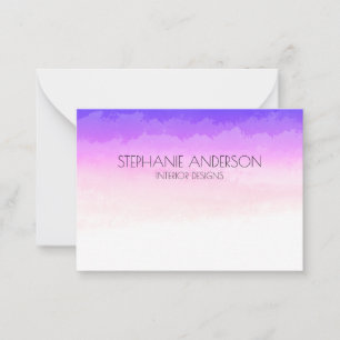 Carte De Correspondance Unicorn Holographie aquarelle