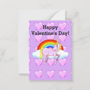 Carte De Correspondance Unicorn Valentine