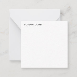 Carte De Correspondance Unique minimaliste moderne