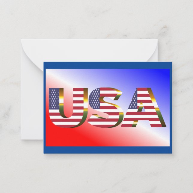 CARTE DE CORRESPONDANCE USA (Devant)