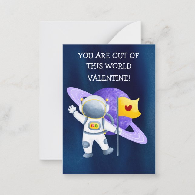 Carte De Correspondance Valentines de classe pour enfants (Devant)