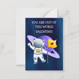 Carte De Correspondance Valentines de classe pour enfants