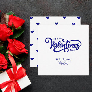 Carte De Correspondance Valentines simples et modernes