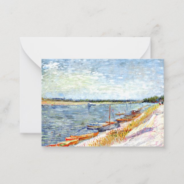 Carte De Correspondance Van Gogh - Paysage fluvial (Devant)