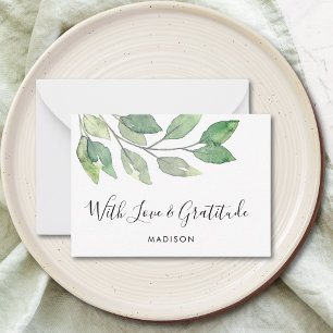 Carte De Correspondance Verdure avec amour