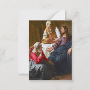Carte De Correspondance Vermeer - Christ dans la Maison de Martha et Marie