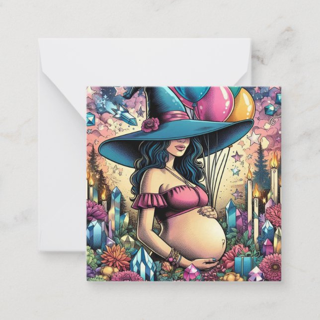 Carte De Correspondance Vibes WItchy | Bébé | Grossesse | Maman (Devant)
