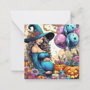 Carte De Correspondance Vibes WItchy MAGIQUES Bébé Grossesse Maman