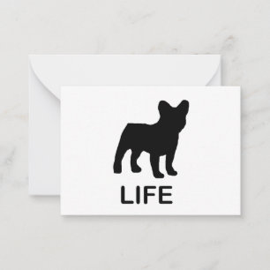 Carte De Correspondance vie de bouledogue français