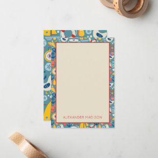 Carte De Correspondance Vie marine marine mignonne