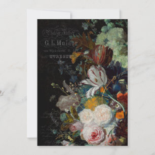 Carte De Correspondance Vie morte florale antique