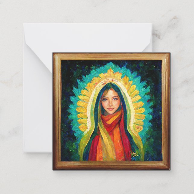 Carte De Correspondance Vierge moderne de Guadalupe (Devant)