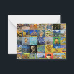 Carte De Correspondance Vincent van Gogh - chefs-d'oeuvre Mosaic Patchwork<br><div class="desc">Vincent van Gogh - Pièces maîtresses Patchwork,  Grille 4x7</div>