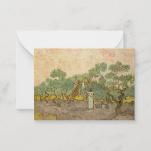 Carte De Correspondance Vincent van Gogh - Femmes cueillette d'olives