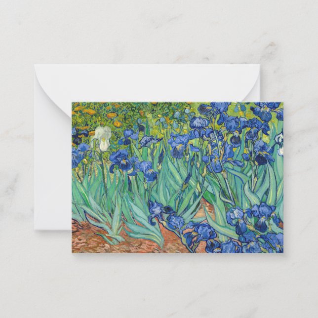 Carte De Correspondance Vincent Van Gogh - Irises (Devant)