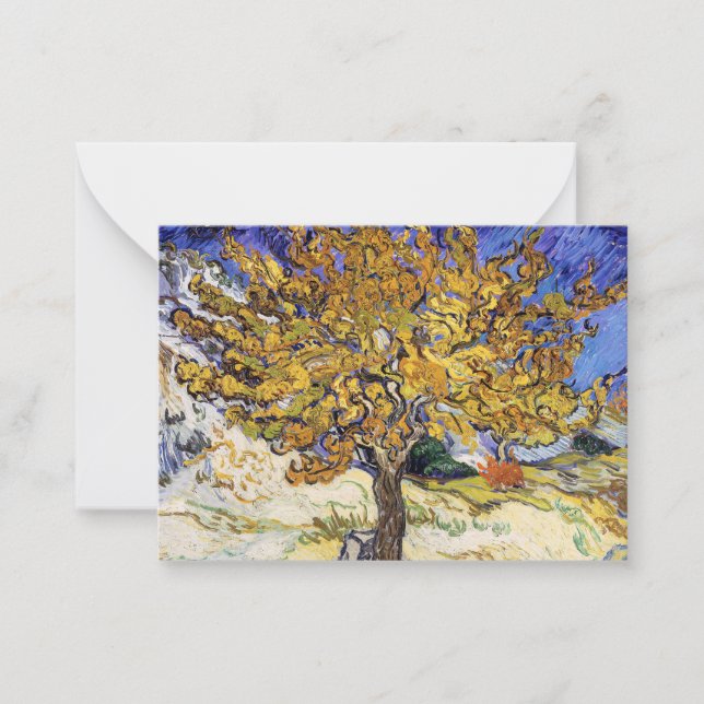Carte De Correspondance Vincent van Gogh - Le Mulberry Tree (Devant)