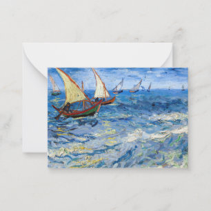 Carte De Correspondance Vincent van Gogh - Marine près de Saintes-Maries