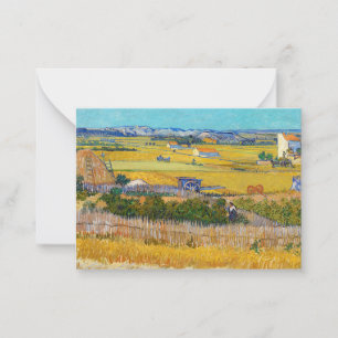 Carte De Correspondance Vincent van Gogh - Récolte à La Crau