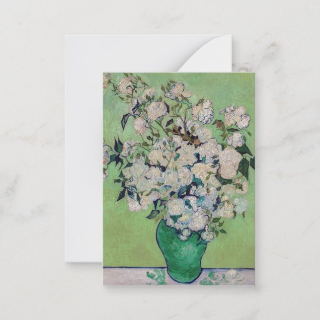 Carte De Correspondance Vincent van Gogh - Rose (Devant)