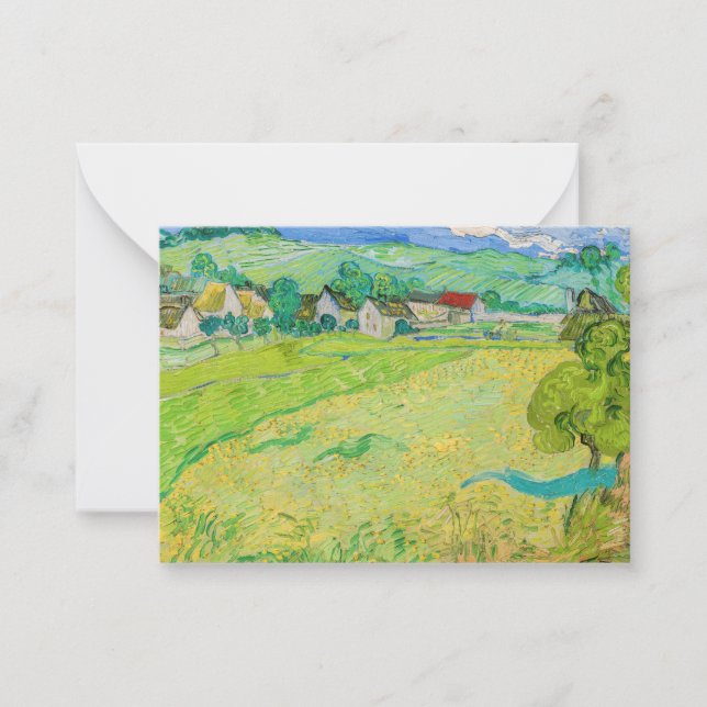 Carte De Correspondance Vincent van Gogh - Vue des Vessenots près d'Auvers (Devant)