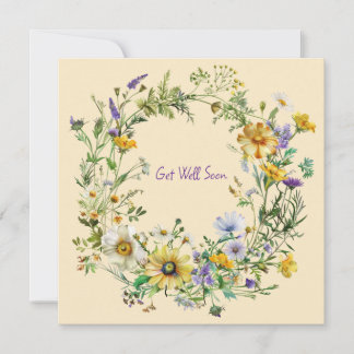 Carte De Correspondance Vintage Botanical Wreath Art Note Cards
