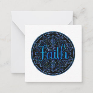 Carte De Correspondance Virtue Faith Mandala