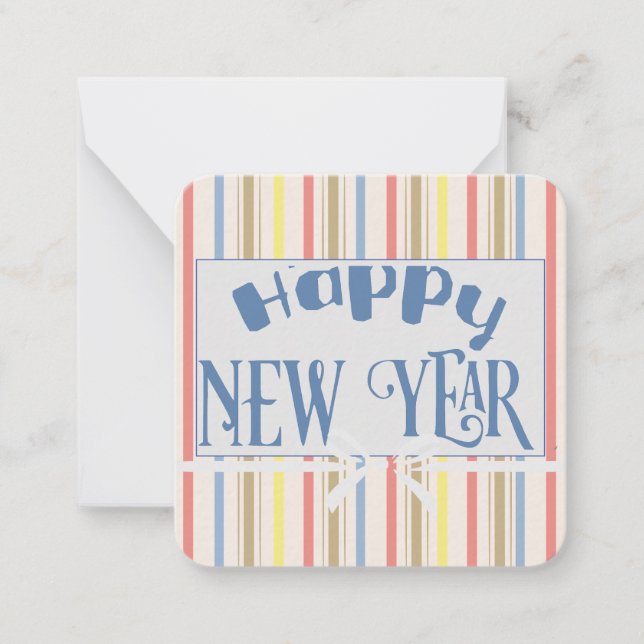 Carte De Correspondance Vœux de Nouvel An : (Devant)