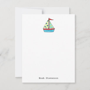 Carte De Correspondance Voiliers - Voitures