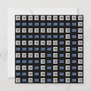 Carte De Correspondance Votre logo ou image téléchargée   Motif géométriqu