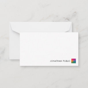 Carte De Correspondance Votre nom Entreprise Logo Minimaliste