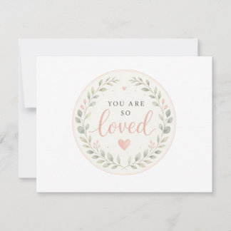 Carte De Correspondance Vous êtes aimé, cadeau nouveau-né