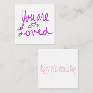 Carte De Correspondance Vous êtes amoureux Valentine