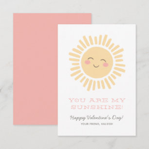 Carte De Correspondance Vous êtes ma classe de maternelle Sunshine pour la