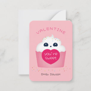 Carte De Correspondance Vous êtes un Cupcake de la Classe de la Saint-Vale