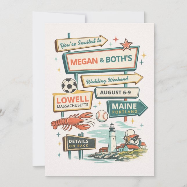 Carte De Correspondance Wedding Invite (Devant)