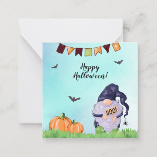 Carte De Correspondance Whimsical Happy Halloween Pop By